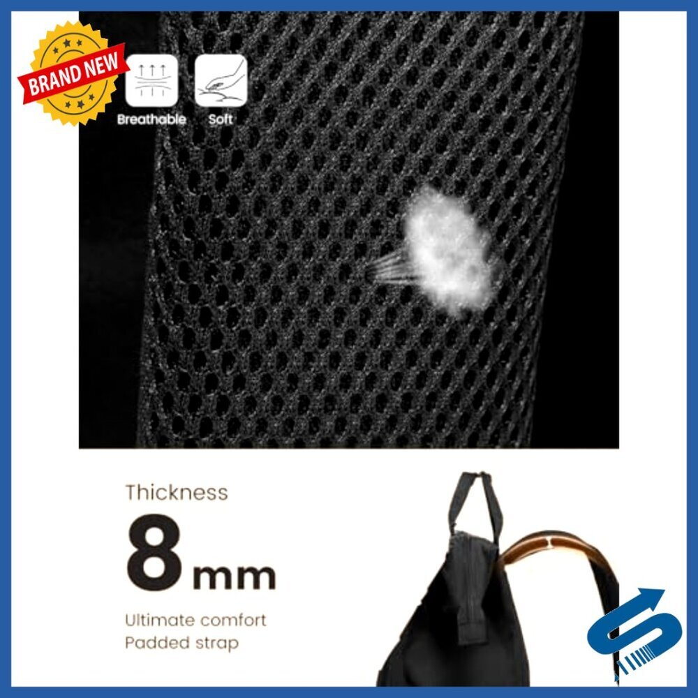 Laptop Backpack Purse Work Travel Nursing School Bookbag Chic Minimal - Picture 5 of 6